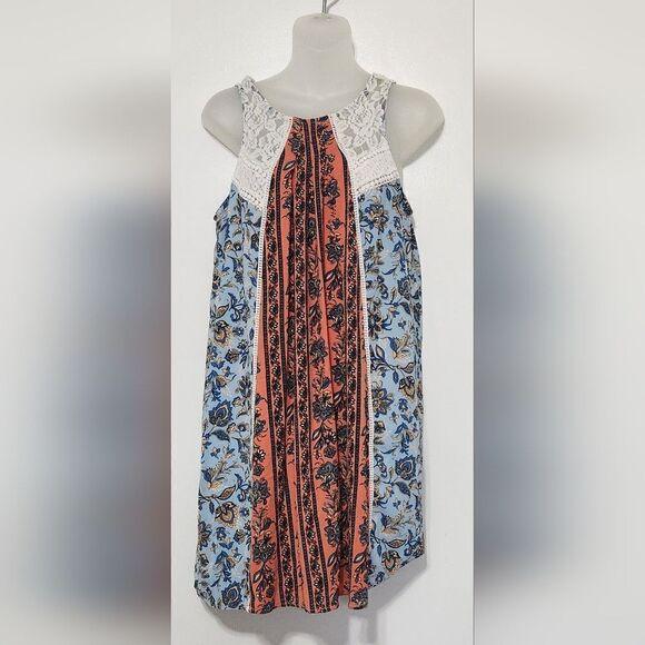 Xhilaration Floral and Lace Sleeveless Dress size M - Picture 1 of 7